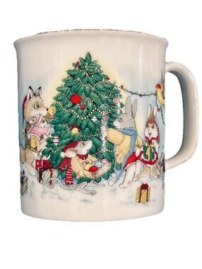 Otagiri Woodbriar Mug Cove Christmas Child Cup Forest Animals Decorate Tree